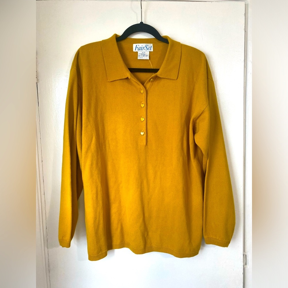 Vintage Collared Pullover Sweater
